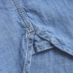 丈夫で破れにくい特性を持つトリプルステッチを採用