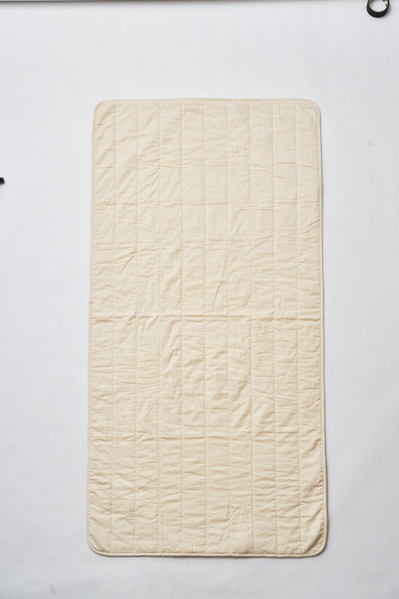 無印良品 木の実から作ったカポック混二重ガーゼ 敷パッド／Ｓ