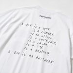 ココによる美しい言葉がバックプリントに