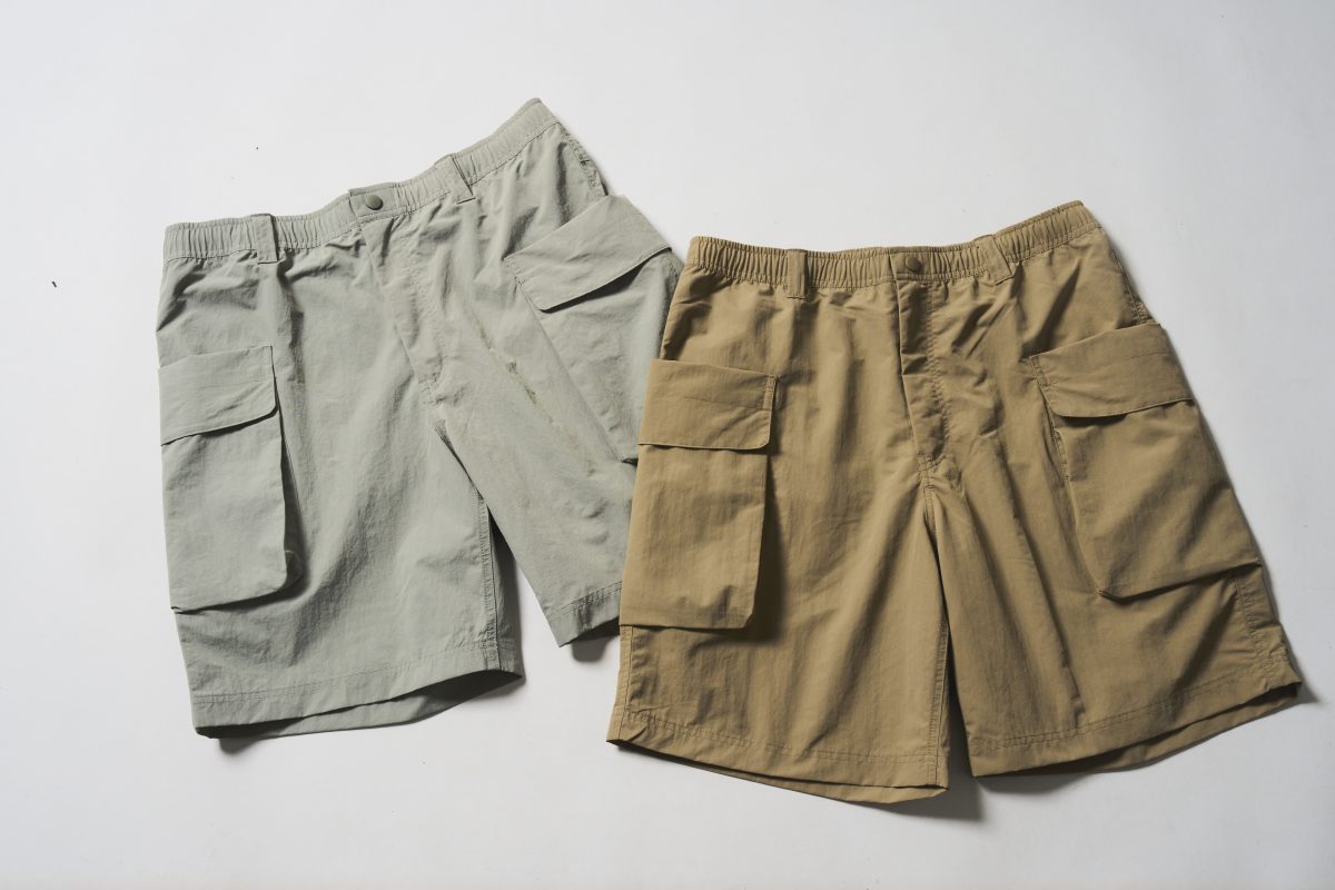 高撥水パラシュートカーゴショートパンツ 各￥1,500