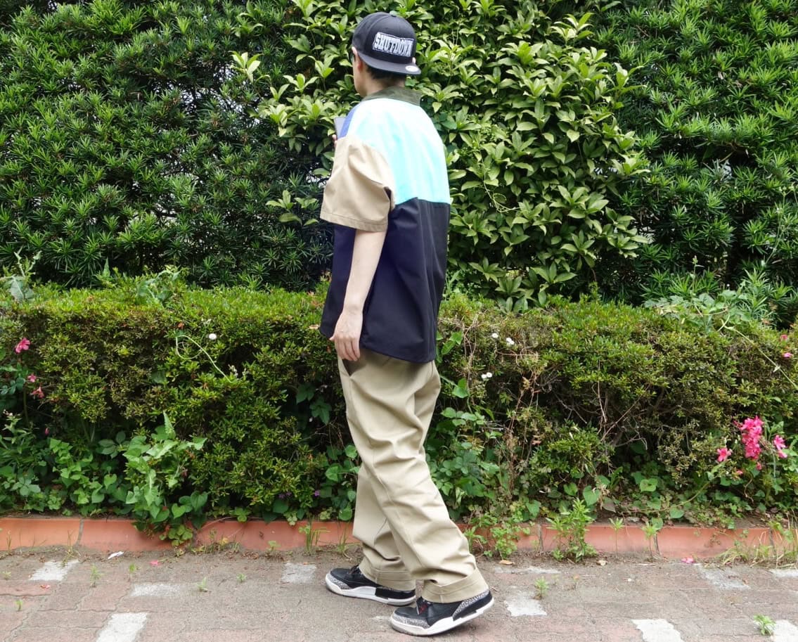 チャムス プランジショートスリーブハリケーントップ