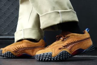 「ファッション好きの間で早くも話題」インパクト抜群！最強のコラボスニーカー“PUMA × ARIESのモストロ”をエディターが試し履き