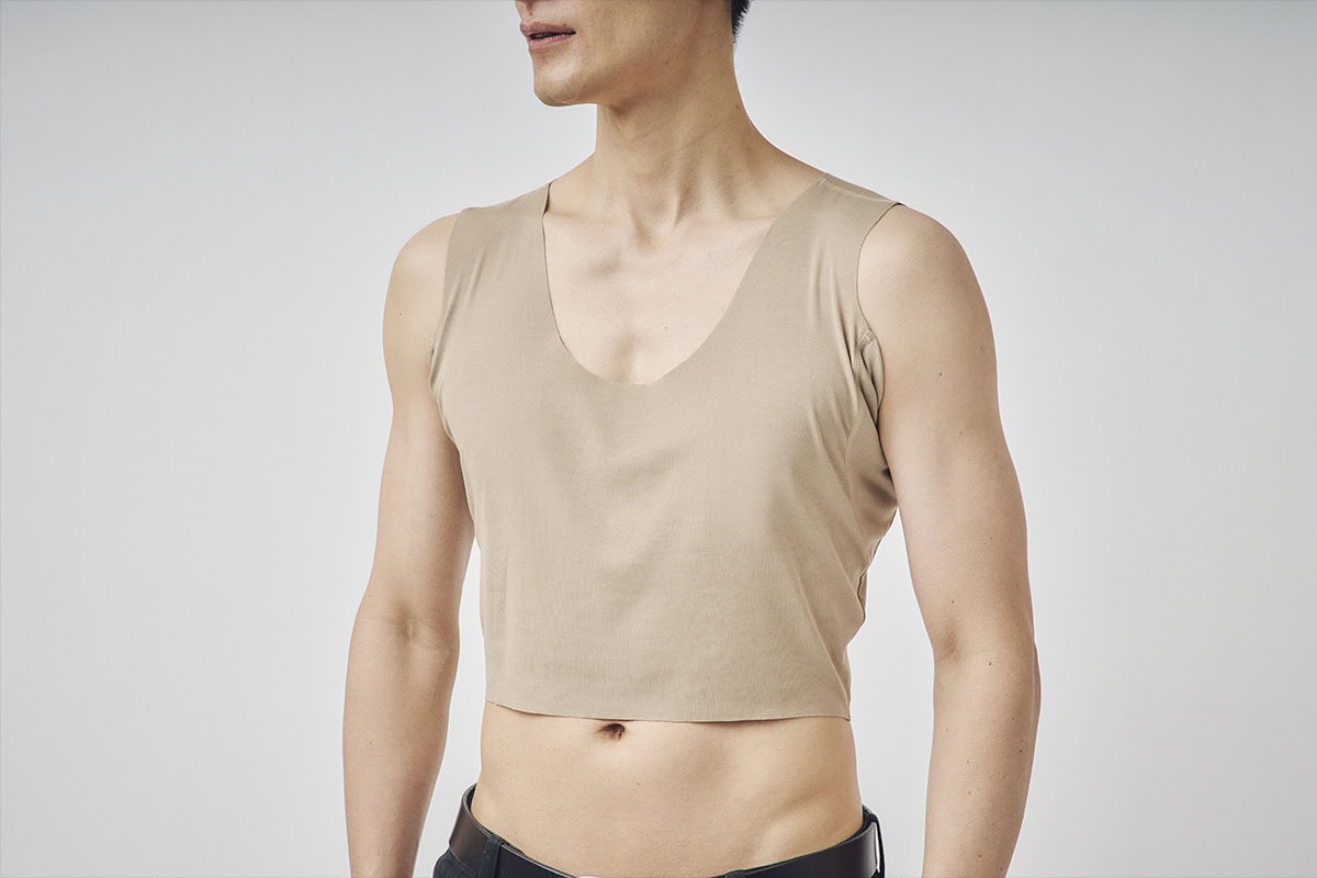 グンゼ in.T Airy half 汗取り付きスリーブレス（ハーフ丈） ￥1,650（税込）