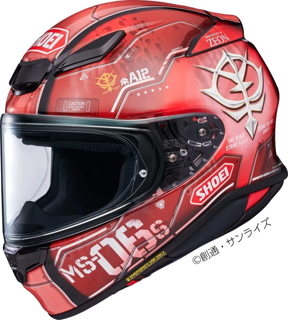 第1位　「ライダー心をそそるヘルメット」激熱コラボ爆誕！SHOEIの“機動戦士ガンダム THE ORIGIN × Z-8”に注目必至