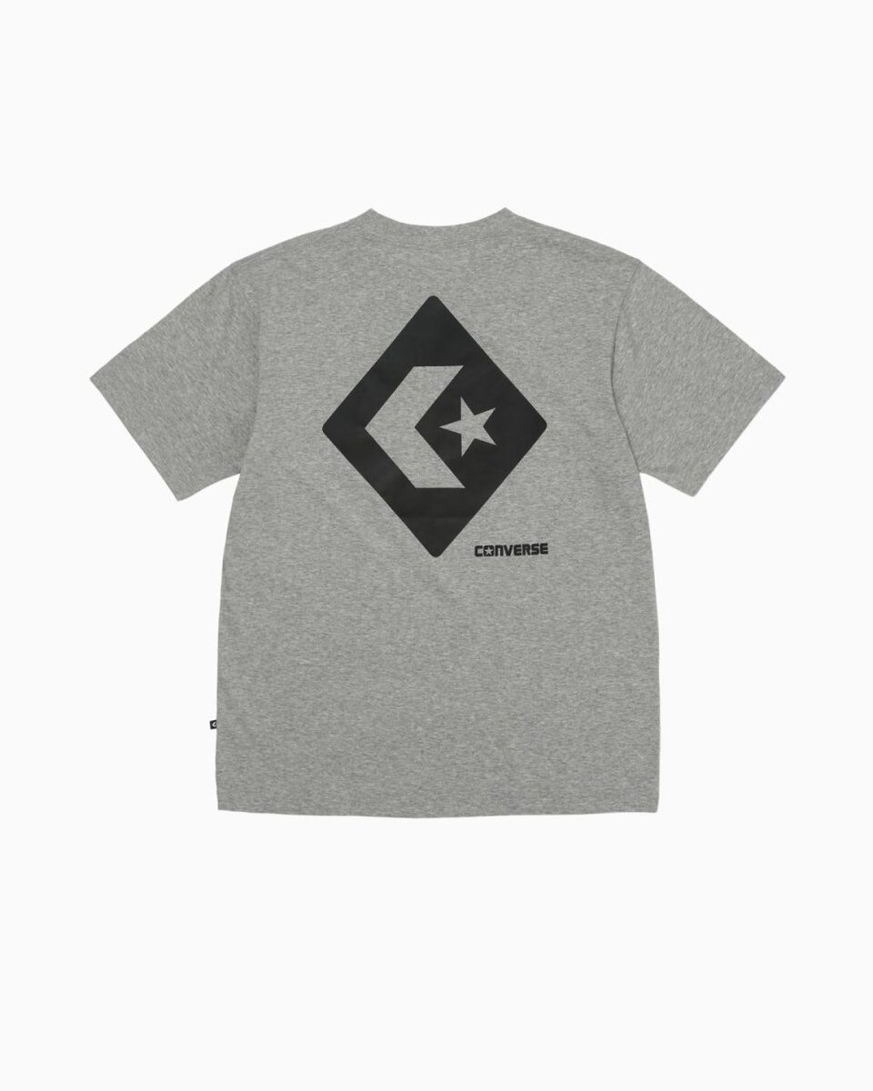 コンバーススポーツ「ダイアモンドロゴT」￥3,190／杢グレー