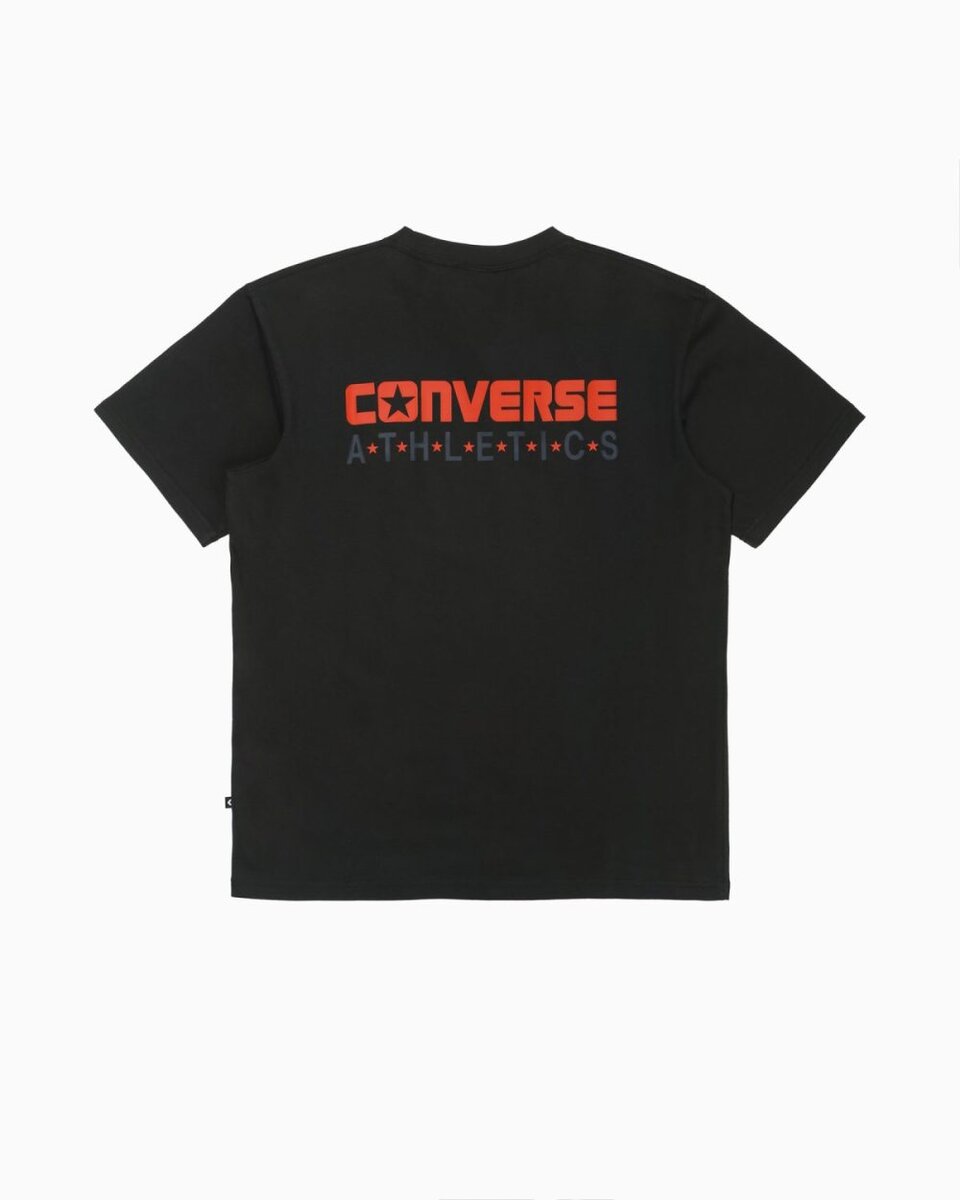 コンバーススポーツ「アスレチックロゴT」￥3,190／ブラック
