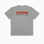 コンバーススポーツ「アスレチックロゴT」￥3,190／杢グレー