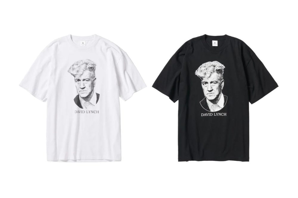 ザ・サルベージズ フォー ボンジュール レコード「デイヴィッド・リンチ エクスクルーシブ Tシャツ」各￥9,900／2色展開（ホワイト、ブラック）