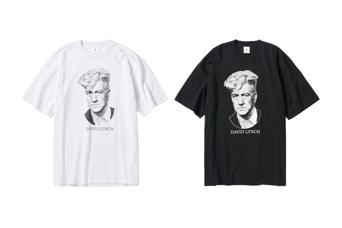 ザ・サルベージズ フォー ボンジュール レコード「デイヴィッド・リンチ エクスクルーシブ Tシャツ」各￥9,900／2色展開（ホワイト、ブラック）