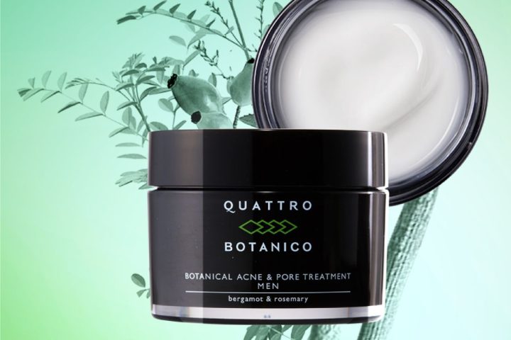 「男のニキビ肌に救いの手」クワトロボタニコから手軽に使える薬用ジェルが新登場！毛穴ぼかしのパウダー配合