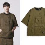 イオン「クルーネック ハーフスリーブカットソー」￥5,940／オリーブ