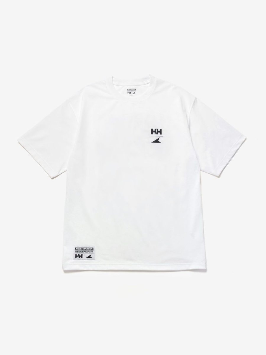 ヘリーハンセン「S/S HH × DESCENDANT UpDRIFT® Tee」のフロントスタイル