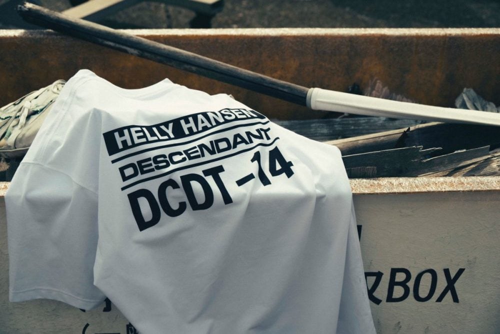 「ヘリーハンセン×ディセンダント」コラボTから海洋汚染の警鐘を伝えるアップドリフトTシャツプロジェクト第2弾をお披露目