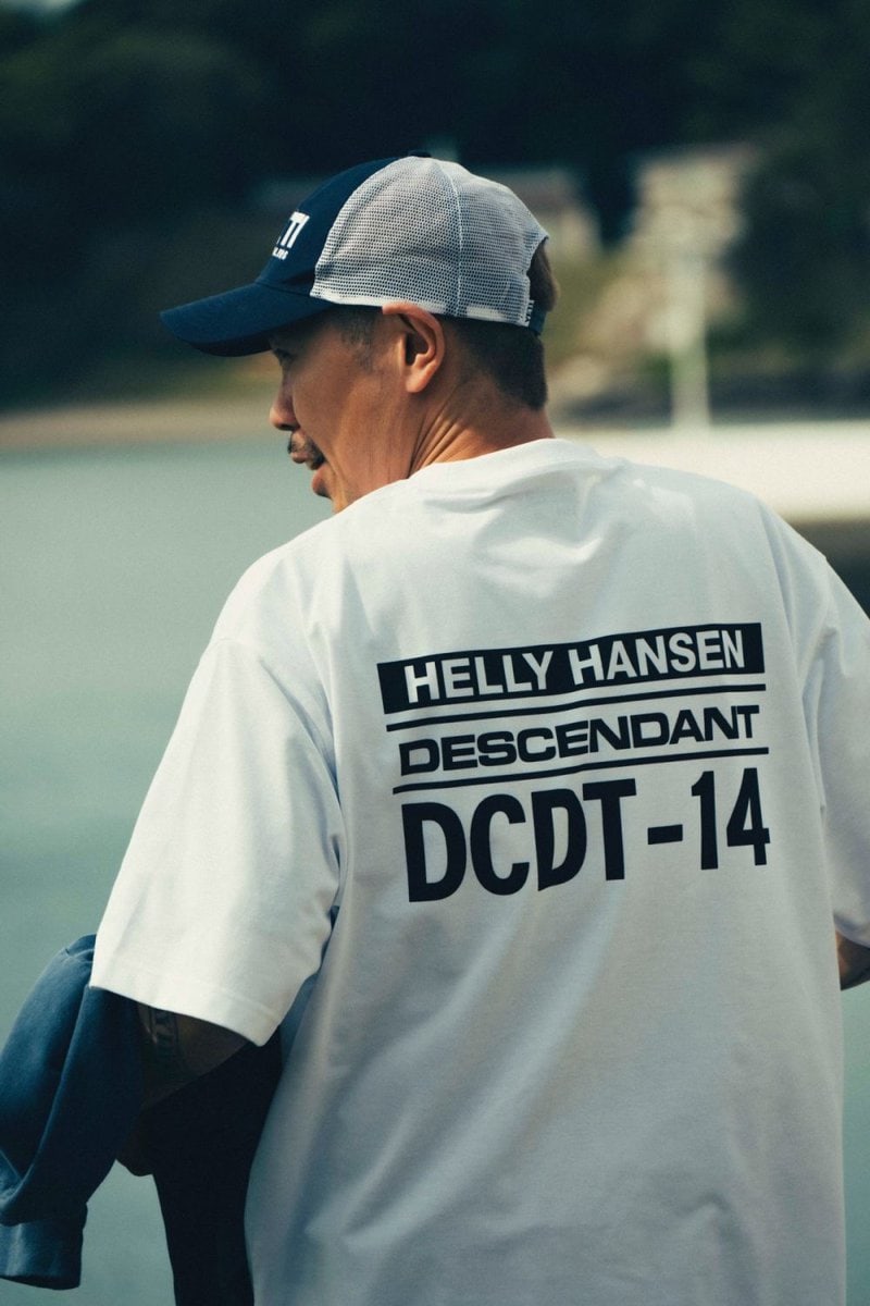 ヘリーハンセン「S/S HH × DESCENDANT UpDRIFT® Tee」のバックスタイル