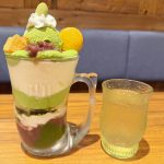 たっぷりサイズのよくばり抹茶パフェ