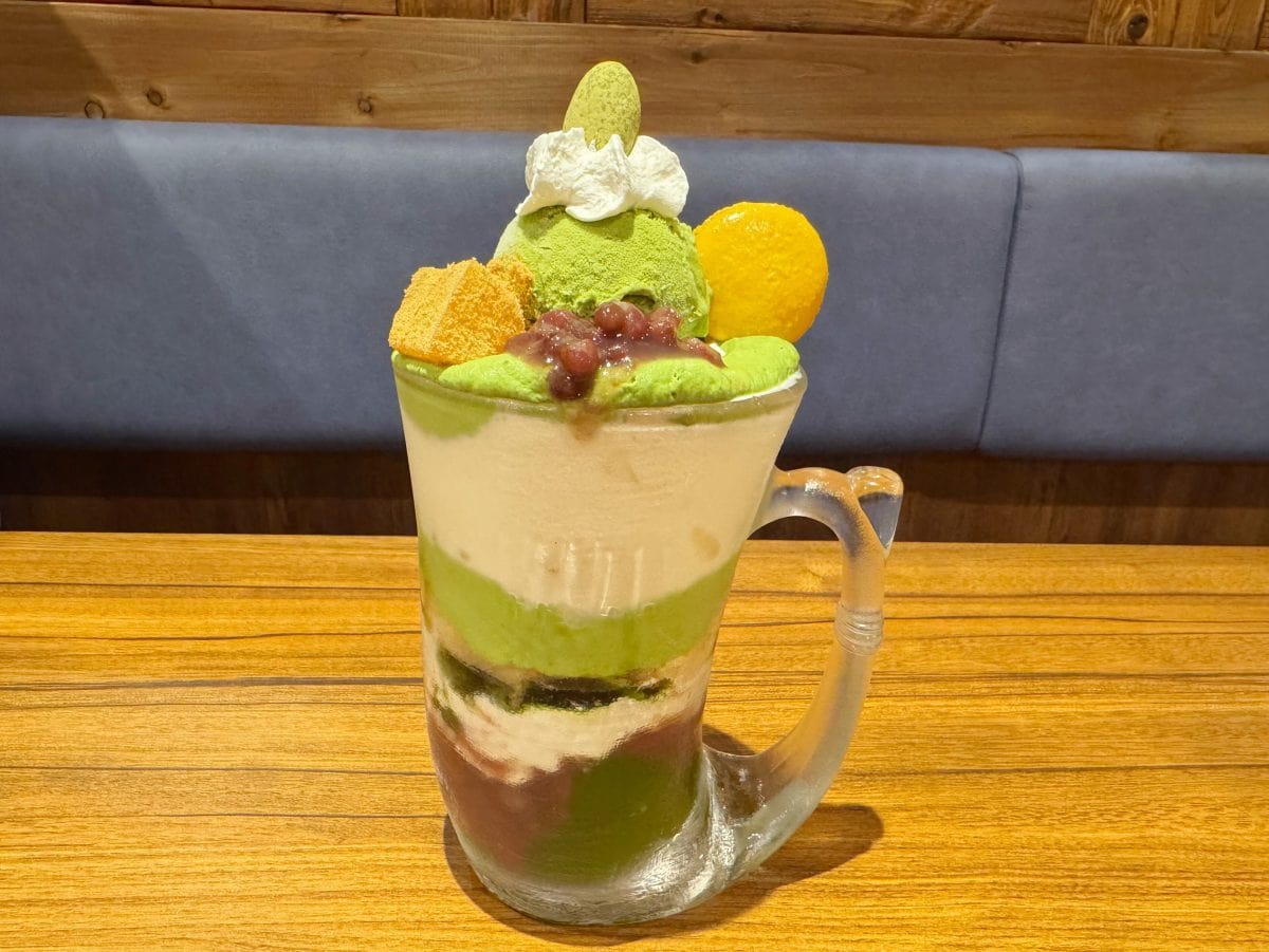 ジョッキパフェ(抹茶)