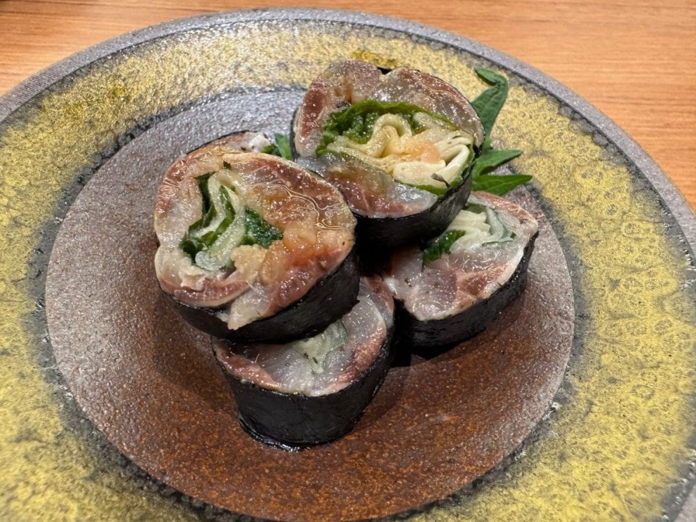 【有明海苔】いわし薬味巻