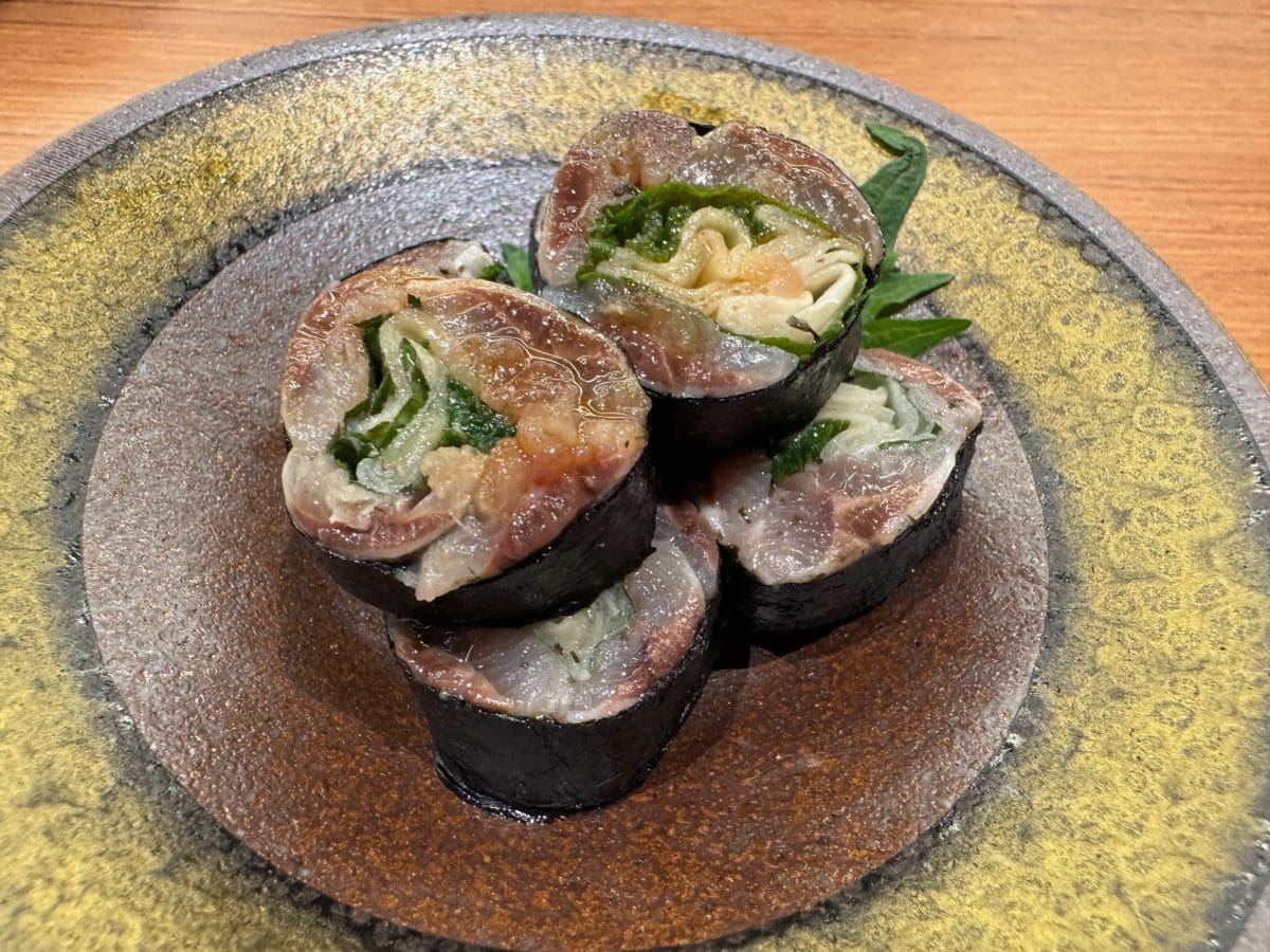 【有明海苔】いわし薬味巻