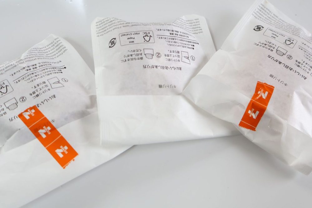 袋でわかるようにしるしをつけてくれた店員さん