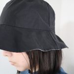 つばが長めに作られているのでしっかり日差しをカット！