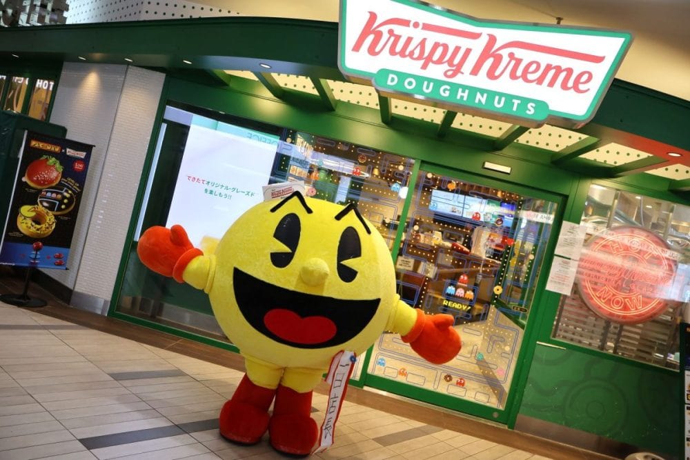 パックマンが1日店長として登場！