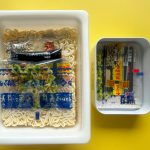 蓋を開けると同じような構造で収納されている