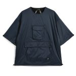 タイオン「クルーネック ハーフスリーブカットソー」￥5,940／ダークネイビー