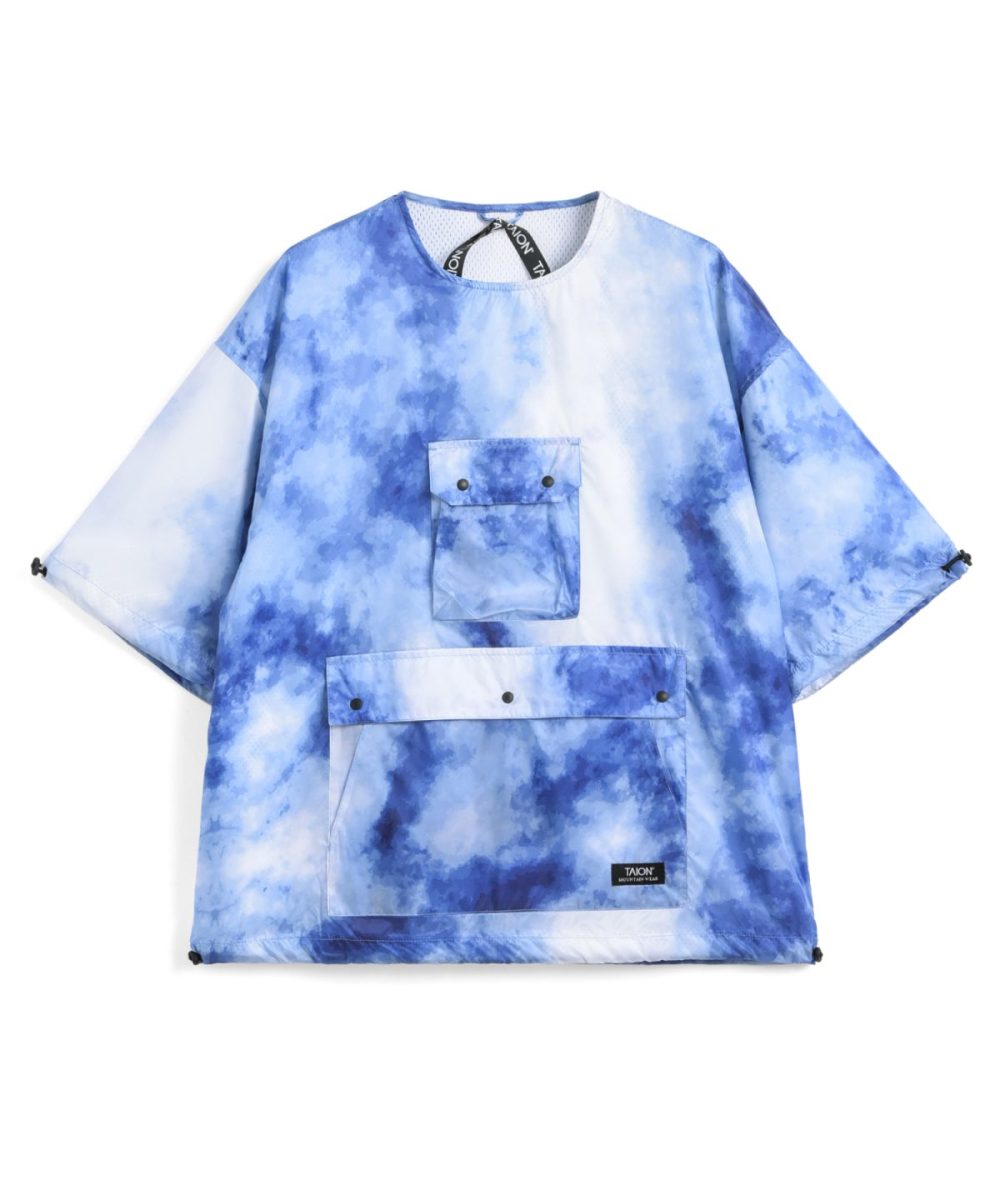 タイオン「クルーネック ハーフスリーブカットソー」￥5,940／スカイタイダイ