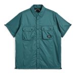 タイオン「ハーフスリーブシャツ」￥7,920／ダークブルーグリーン