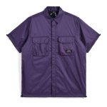 タイオン「ハーフスリーブシャツ」￥7,920／ダークパープル
