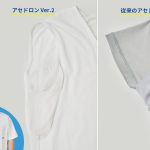 従来品よりも大きな3層構造の脇パッドを設けたことで、吸水量がさらにアップ