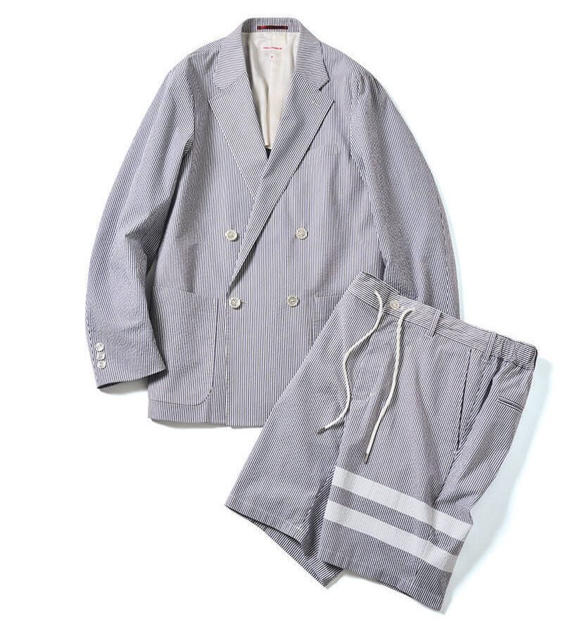 ドレステリア　サマージャケット　ジャケット ￥36,300／ショートパンツ ￥15,400
