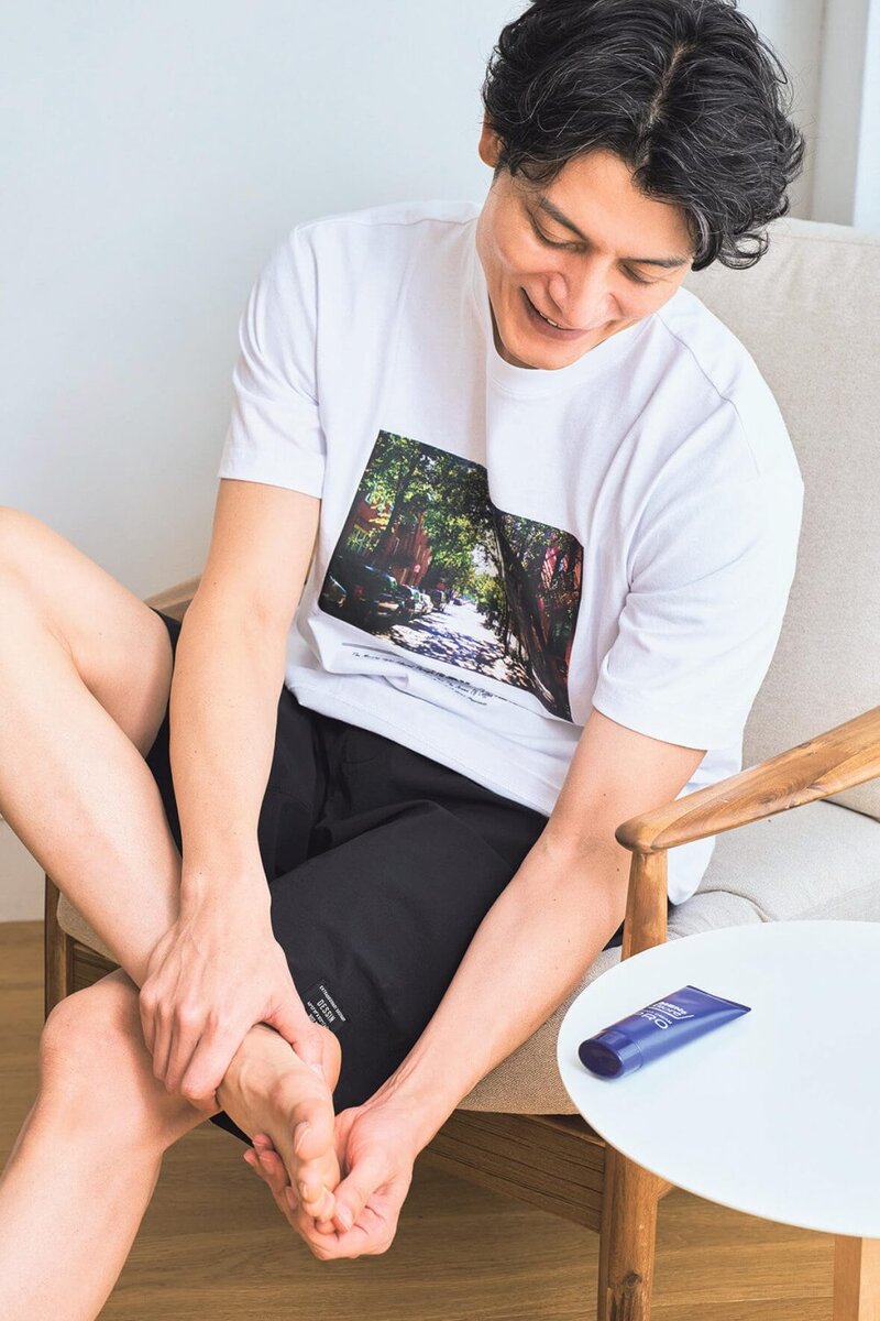 塗ってすぐサラサラ