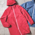 エーグル　透湿防水 レインパック フーデッドコート