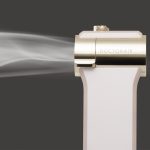 高性能ブラシレスモーター搭載の羽隠し設計で、ストレートで強力な直線風（最大風速6.8m/s）を生み出す