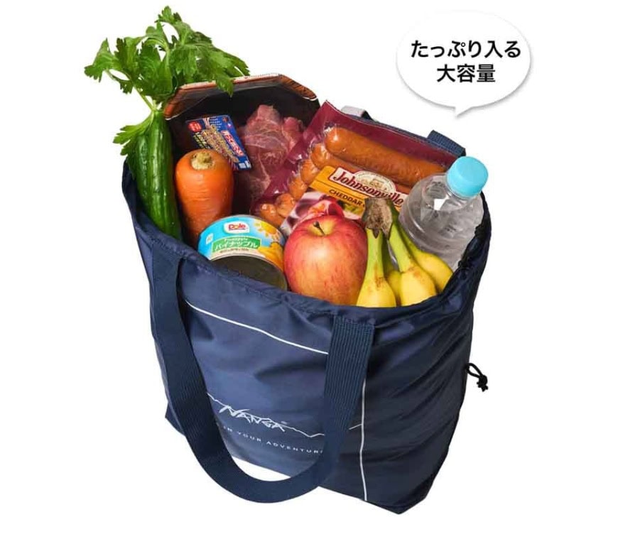モノマックス2025年8月号 特別付録は「NANGA（ナンガ）　保冷機能付きBIGトートバッグ」！ 2Lペットボトル5本分ほどの大容量