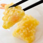 衣に負けちゃいそうなくらい細いエビだけど、プリっとした食感もあって冷凍天ぷらとしては合格点