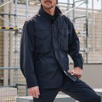 ミズノワーキングエヌ「ストレッチブルゾン」￥27,500／3色展開（ブラック、カーキ、ベージュ）