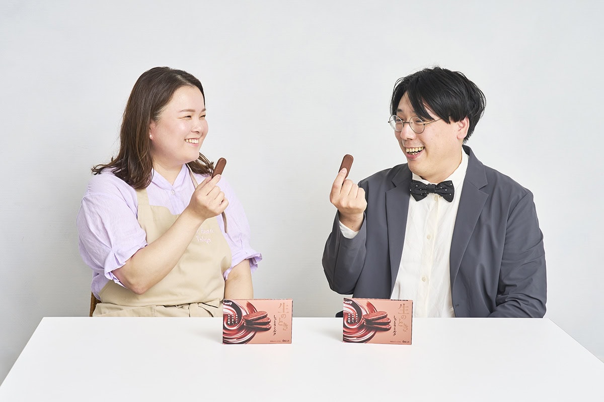 左）お菓子研究家 SAWAKOさん　右）コーヒールンバ 平岡佐智男さん