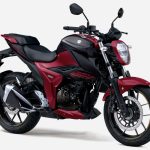 ジクサー250のマットボルドーレッドメタリック／マットブラックメタリックNo.2カラー