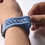 特殊な形状のタッククローザーでベルトを安全に固定してくれる