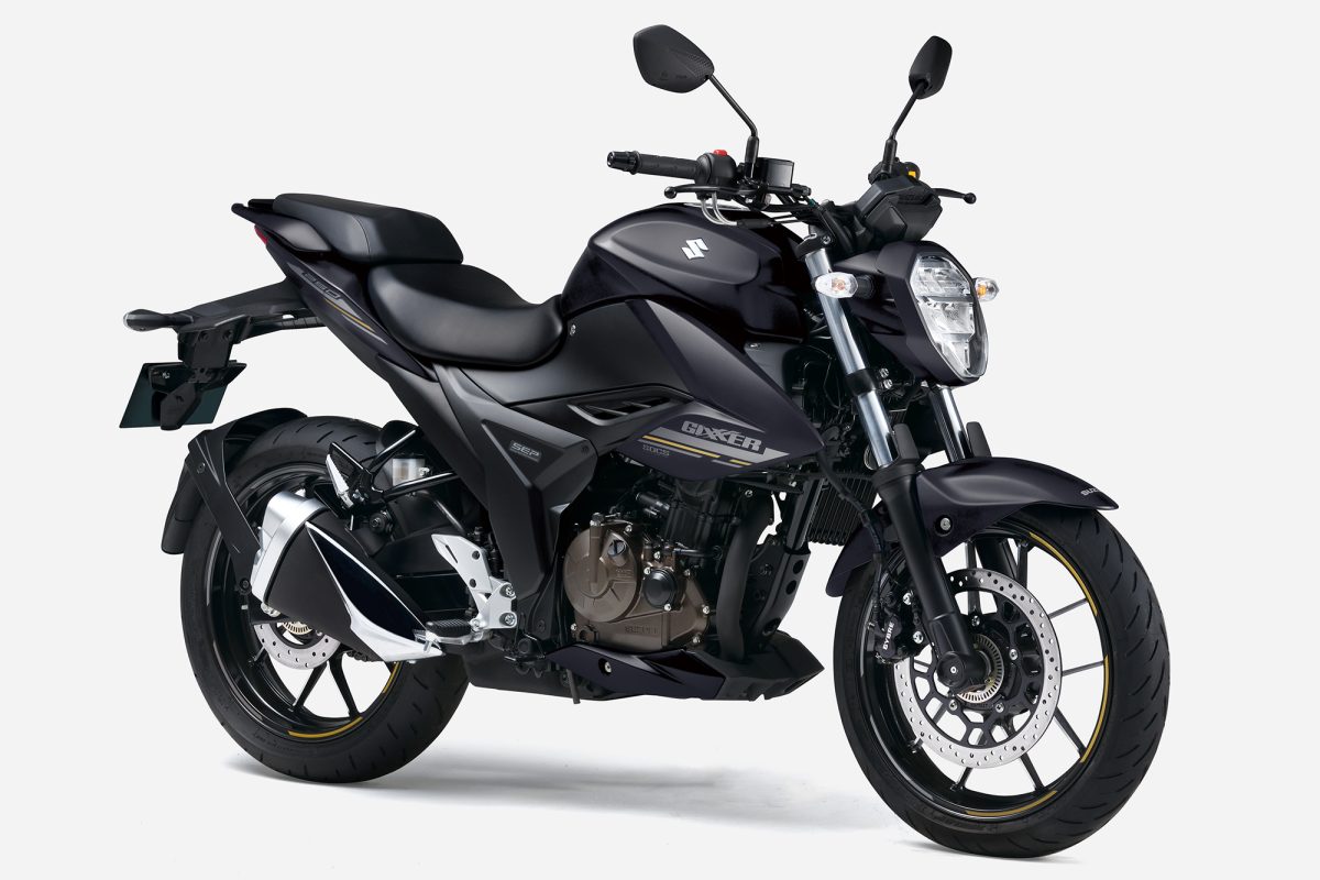 ジクサー250のマットブラックメタリックNo.2カラー