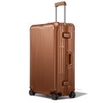 リモワ「オリジナル チェックインL ブロンズ」￥281,600／H79×W51×D27.5㎝／86ℓ​／6.2㎏