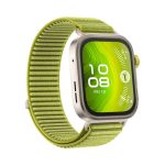 ファーウェイ「ファーウェイ ウォッチ フィット4 プロ（ナイロンベルト）」￥39,380／約W40×H44.5×D9.3㎜／1.82インチAMOLED（有機EL）／最長約10日間／Android 9.0+、iOS 13.0+対応