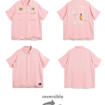 タイオン「リバーシブル スカシャツ-ハーフスリーブ」￥11,800