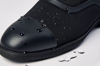 「ニットシューズなのに撥水!?」クラファンで4800万円突破の革新素材！アクスレッドの初陣を飾る“オン・オフ晴雨兼用シューズ”に大注目