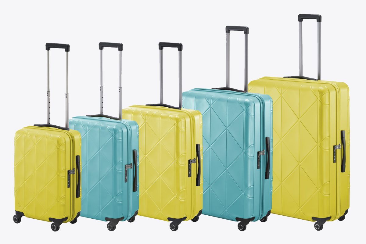 プロテカ「コーリー2」￥64,900～80,300／35～126ℓ／3.0～5.3㎏／5色展開（ブラック、コズミックネイビー、ピンクベージュ、シトラスイエロー、ピーコックブルー）