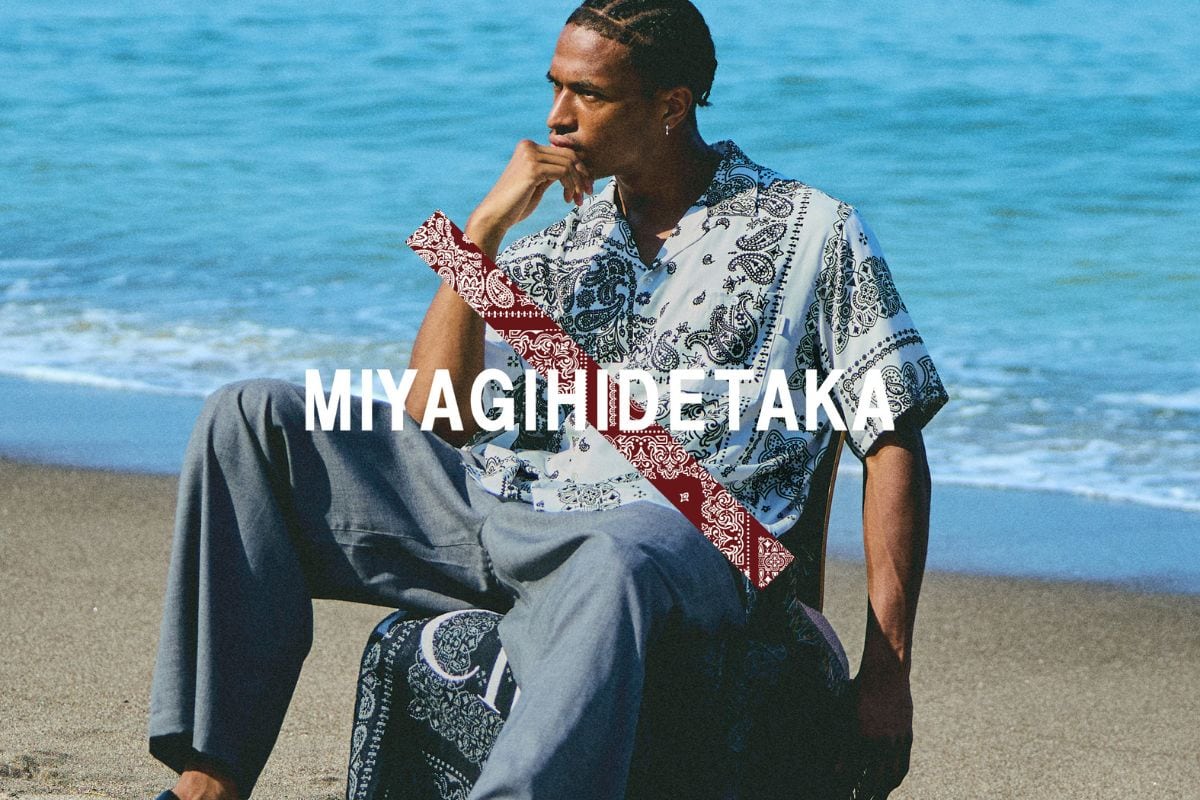 MIYAGIHIDETAKA x Saturdays NYC バンダナ柄　シャツ Saturdays NYCがMIYAGIHIDETAKAとの初のコラボレーション