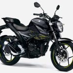 ジクサー150のグラススパークルブラックカラー