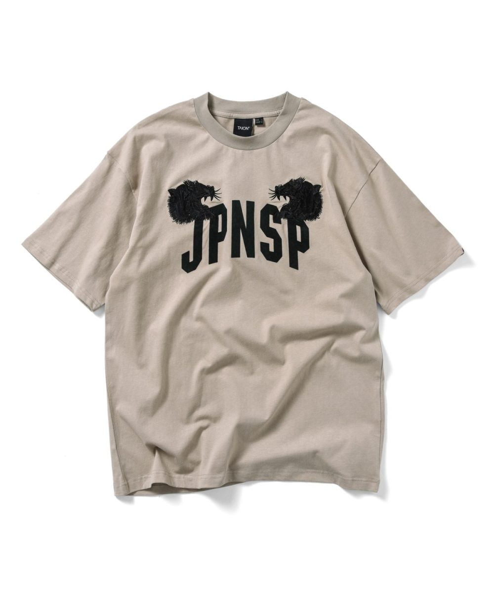 タイオン「タイガー 刺繍 Tシャツ」￥4,950